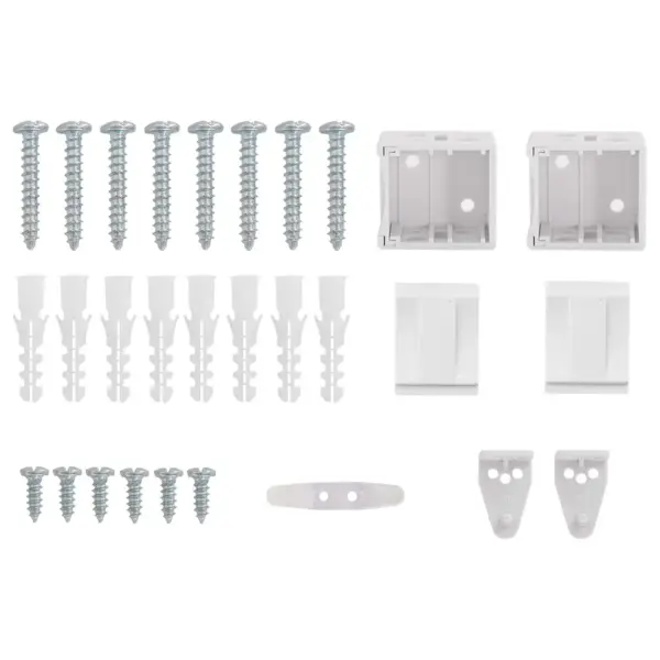 Veneetsia ruloo valge PVC, reguleeritav, 213 x 60 cm – 8