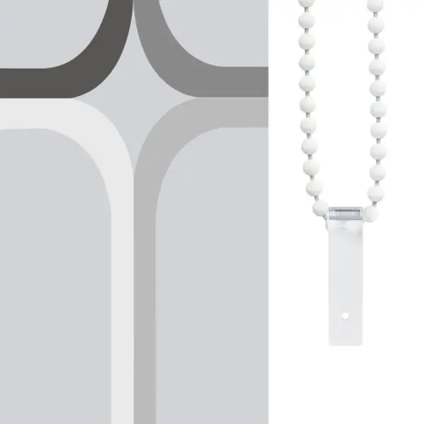 Valge ruudumustriga duširuloo, 80 x 240 cm, PEVA, vettpidav – 6