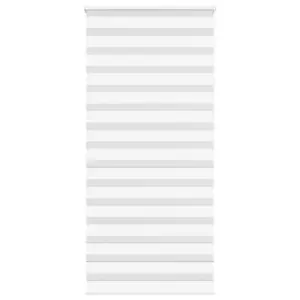 Valge sebra ruloo kettmehhanismiga, 100 x 200 cm, polüester