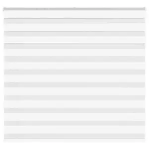 Valge sebra ruloo kettmehhanismiga, 160 x 100 cm, 100% polüester