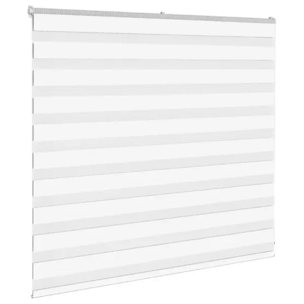 Valge sebra ruloo kettmehhanismiga, 160 x 100 cm, 100% polüester – 3