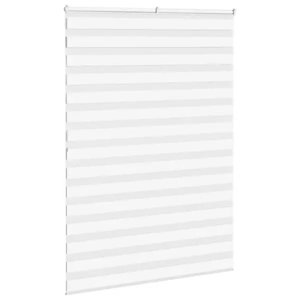 Valge sebra ruloo kettmehhanismiga, 160 x 200 cm, 100% polüster – 4