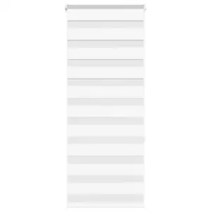 Triibuline sebra ruloo, valge, 60 x 150 cm, 100% polüester