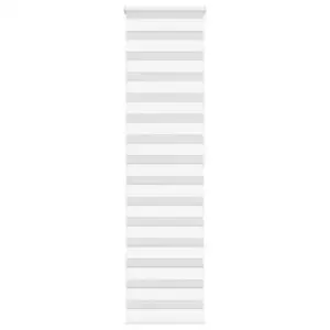 Valge sebra ruloo kettmehhanismiga, 60 x 200 cm, polüester