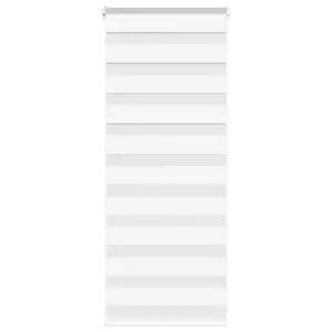 Valge sebra ruloo kettmehhanismiga, 65 x 100 cm, polüester