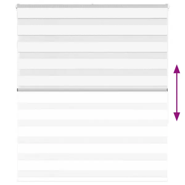 Valge sebraruloo kettmehhanismiga, 130 x 150 cm, polüester – 5