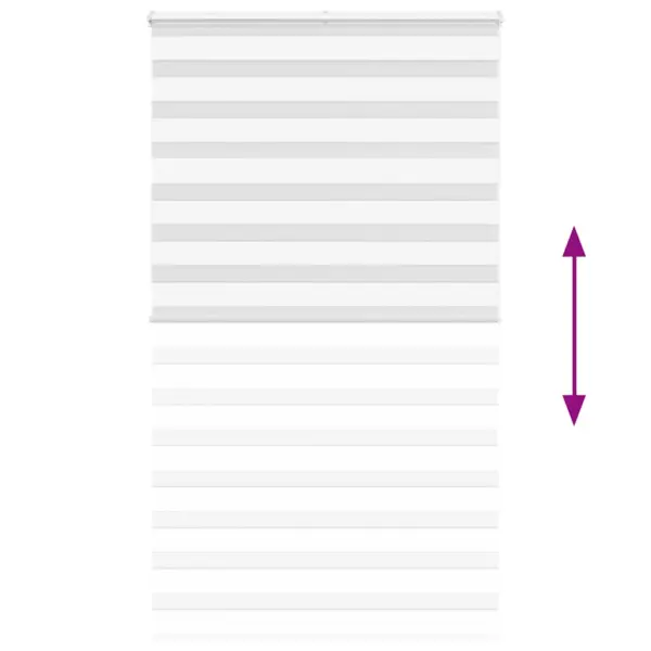 Valge sebraruloo kettmehhanismiga, 135 x 200 cm, kanga laius 130,9 cm – 5