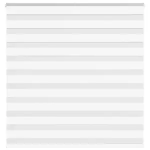 Valge sebraruloo kettmehhanismiga, 150 x 100 cm, polüester