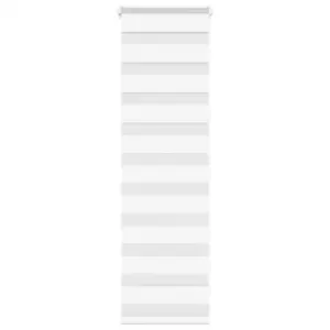 Valge sebraruloo kettmehhanismiga, 40 x 100 cm, 100% polüester, kanga laius 35,9 cm