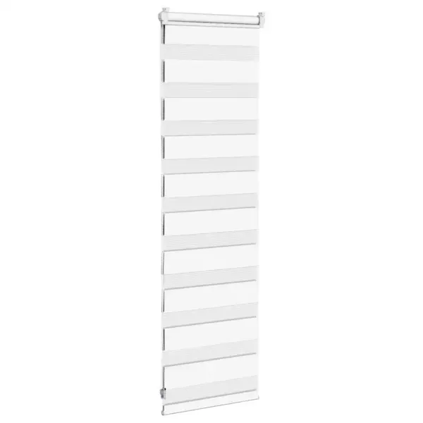 Valge sebraruloo kettmehhanismiga, 40 x 100 cm, 100% polüester, kanga laius 35,9 cm – 4