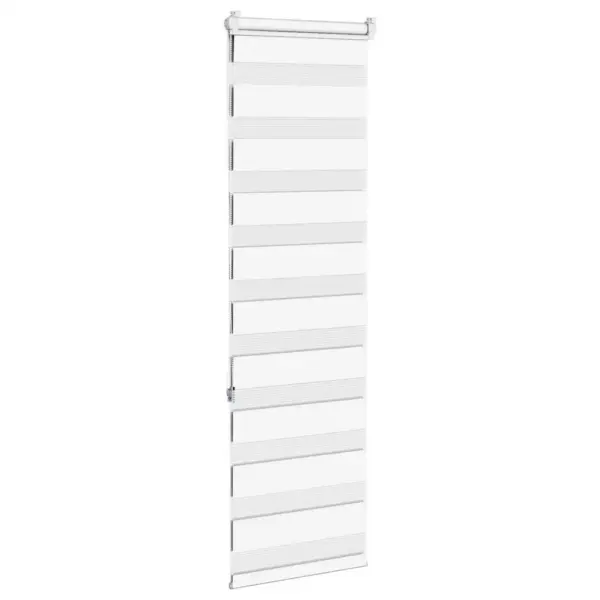 Valge sebraruloo kettmehhanismiga, 40 x 150 cm, polüester – 4