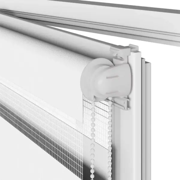 Valge sebraruloo kettmehhanismiga, 60 x 100 cm, kanga laius 55,9 cm, 100% polüester – 11