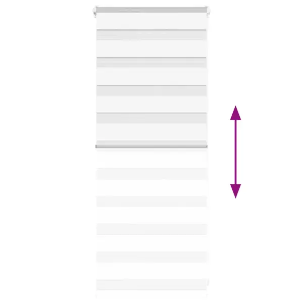 Valge sebraruloo kettmehhanismiga, 60 x 100 cm, kanga laius 55,9 cm, 100% polüester – 5