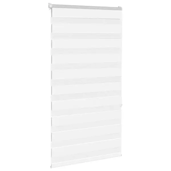 Valge sebraruloo kettmehhanismiga 70 x 150 cm, 100% polüester – 3