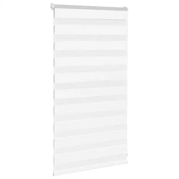 Valge sebraruloo kettmehhanismiga, 80 x 100 cm, 100% polüester – 3