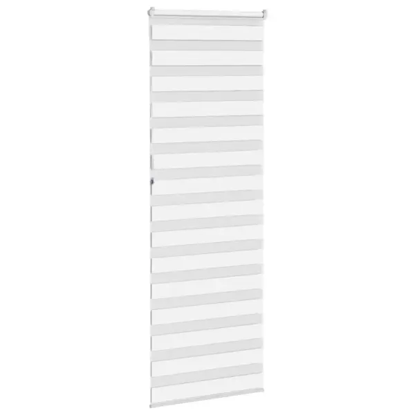 Valge sebraruloo kettmehhanismiga, 85 x 230 cm, 100% polüester – 4