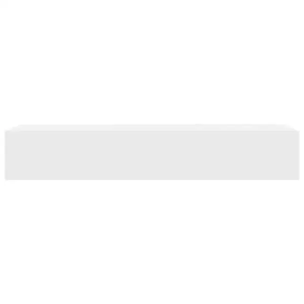 Valge seinale kinnitatav MDF riiul sahtliga, nähtamatu kinnitus, 48 x 25 x 8 cm – 4