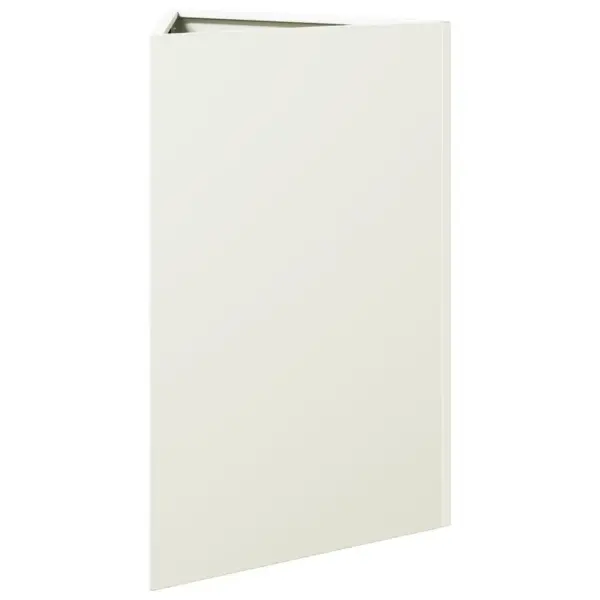 Valge terasest aia taimekast põhjaga, 50 x 43 x 75 cm – 4