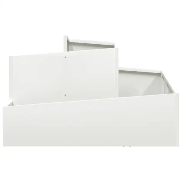 Valge terasest aiastutuskast, külmvaltsitud teras, 80 x 80 x 50 cm – 5