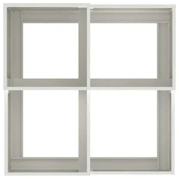 Valge terasest aiataimekast, 80 x 80 x 48 cm – 8