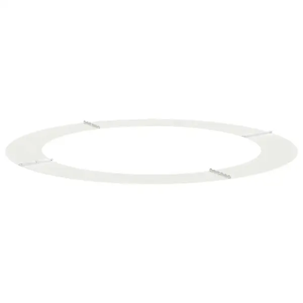 Valge terasest lame puuring puuümbruse kaitseks, 5 tk, Ø 90/120 cm, 120 x 120 cm – 4