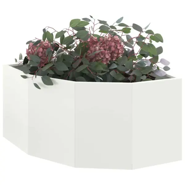 Valge terasest nurga aiakast, 60 x 60 x 35 cm – 3