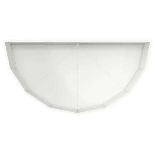 Poole ringi taimekast, valge teras, 120 x 60 x 35 cm – 8