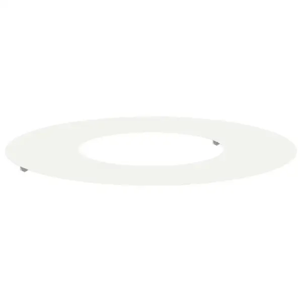 Lame dekoratiivne puurõngas, valge teras, Ø30/60 cm – 2