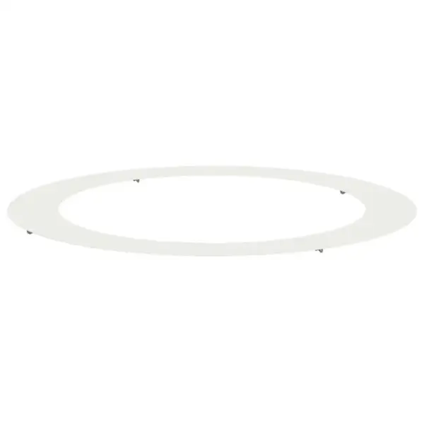 Valge lame terasest puurõngas puu aluse kaitseks, Ø90/120 cm – 2