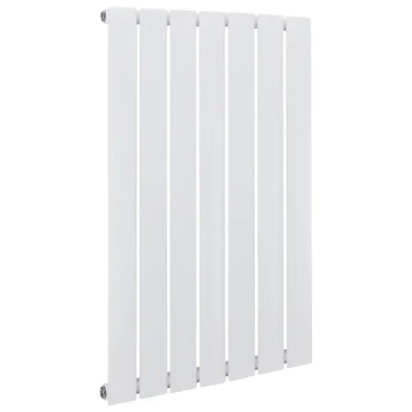 Vertikaalne lamedate torudega radiaator, valge teras, 620 W, 542 x 900 mm – 2
