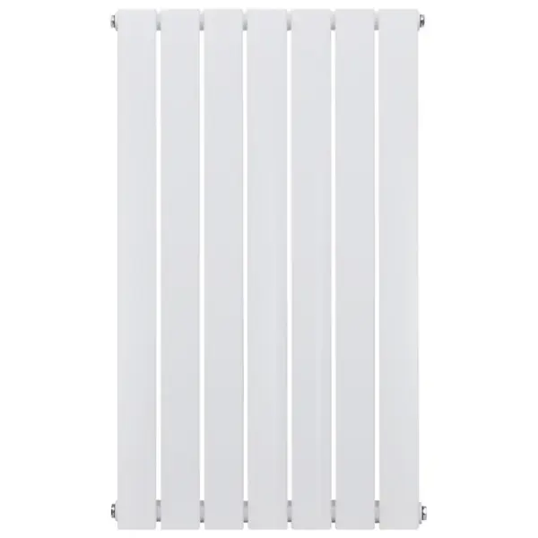 Vertikaalne lamedate torudega radiaator, valge teras, 620 W, 542 x 900 mm – 4