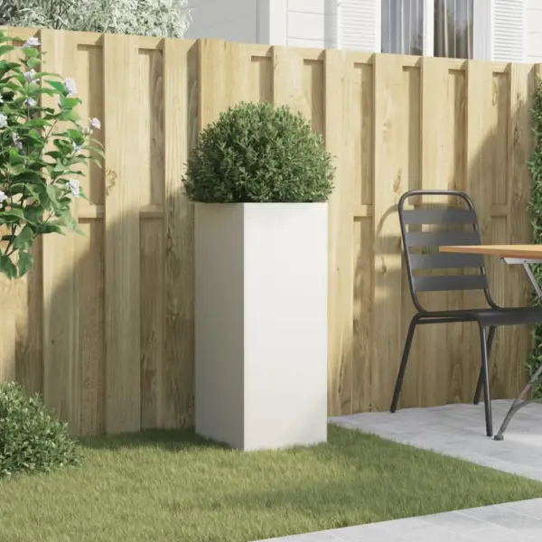 Valge terasest taimekast, külmvaltsitud, 32 x 29 x 75 cm – 3