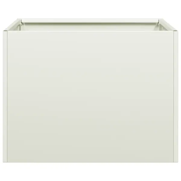 Valge külmvaltsitud terasest taimekast avatud põhjaga, 40 x 40 x 30 cm – 4