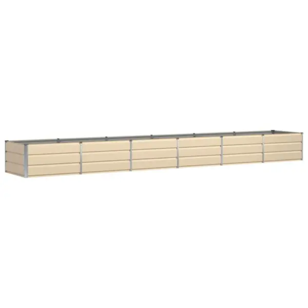 Valge terasest taimekast, 480 x 80 x 45 cm, aeda ja terrassile - 2