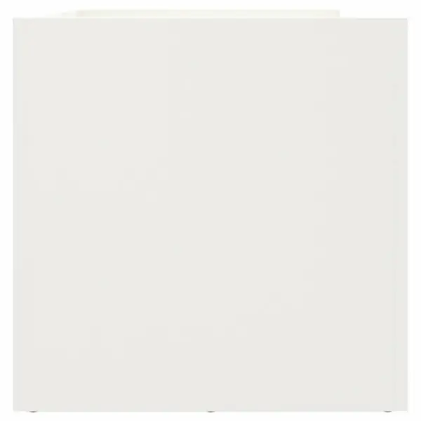 Valge taimekast külmvaltsitud terasest, 62 x 30 x 29 cm – 6