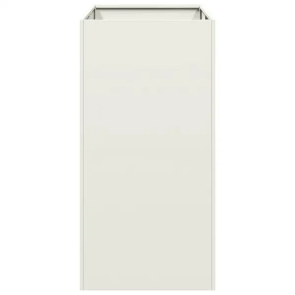 Kõrge taimekast avatud põhjaga, valge külmvaltsitud teras, 40 x 80 x 80 cm – 4
