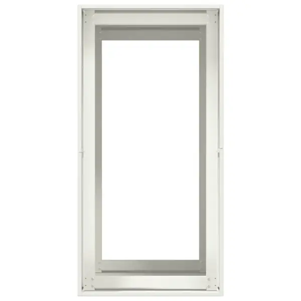 Kõrge taimekast avatud põhjaga, valge külmvaltsitud teras, 40 x 80 x 80 cm – 5