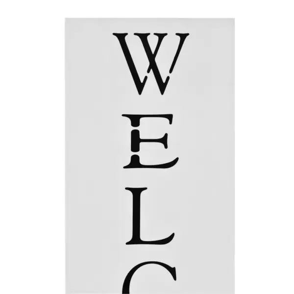 Valge terasest vihmavarjuhoidja Welcome, 15,5 x 15,5 x 48,5 cm – 3