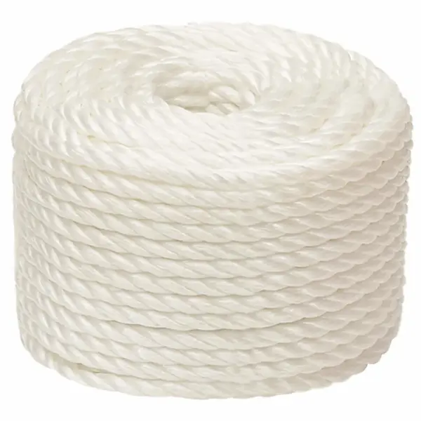 Valge polüpropüleenist töököis, 16 mm, 100 m – 2