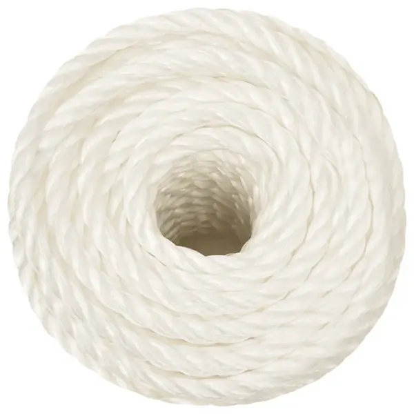 Valge polüpropüleenist töököis, 16 mm, 100 m – 3