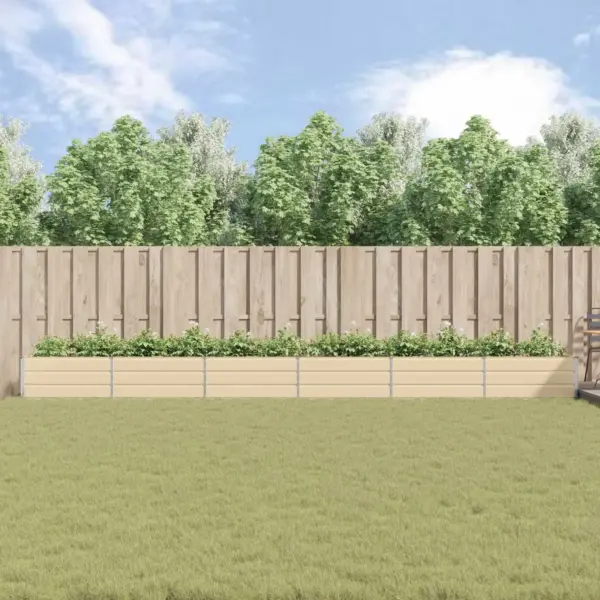 Valge tsingitud terasest taimekast, 195 x 100 x 45 cm – 4