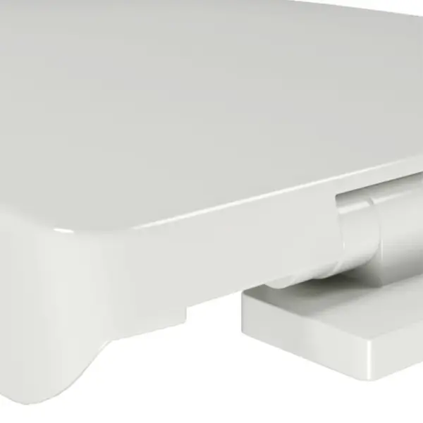 Vaikselt sulguv WC-prill-laud, valge, kandiline, 48 x 35 cm – 11