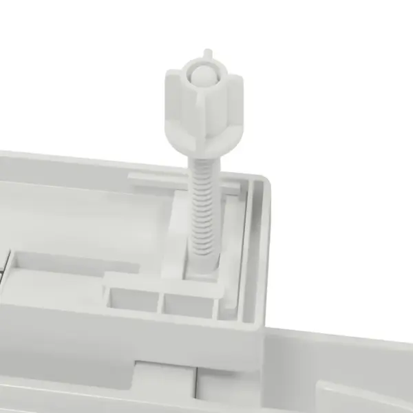 Vaikselt sulguv WC-prill-laud, valge, kandiline, 48 x 35 cm – 12