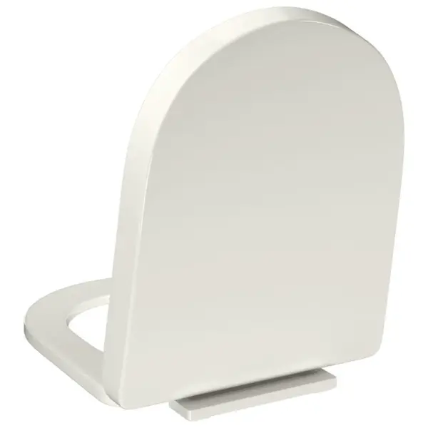 Vaikselt sulguv WC-prill-laud, valge, kandiline, 48 x 35 cm – 7