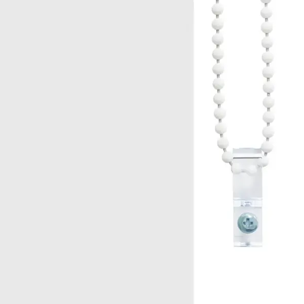 Valge veekindel duširuloo kettimehhanismiga, 140 x 240 cm, PEVA, alumiiniumsiin – 8