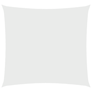 Veekindel kandiline päikesepuri valge oxford-kangas 2,5 x 2,5 m