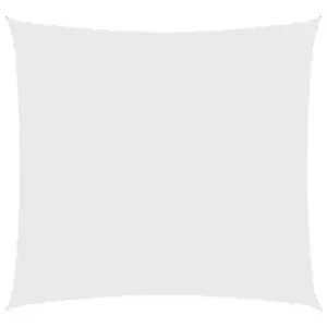 Veekindel oxford-kangast päikesepuri, kandiline, 6 x 6 m, valge