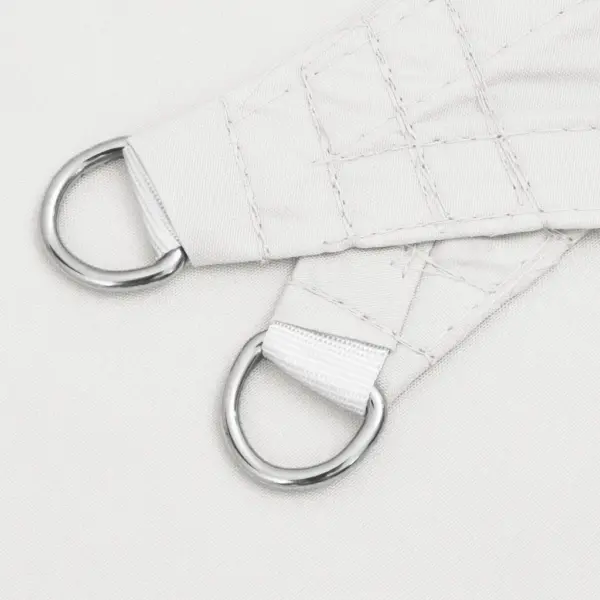 Ristkülikukujuline veekindel päikesepuri oxford-kangast, valge, 6 x 8 m – 6