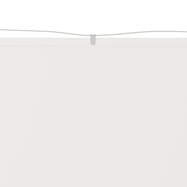 Vertikaalne rõdusirm privaatsuse ja tuulekaitseks, valge oxford-kangas, 140 x 270 cm – 3