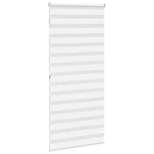 Valge zebra ruloo kettmehhanismiga, 105 x 200 cm, 100% polüester – 4